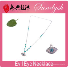 Evil Eye Jewelry handgemachte Glück Evil Eye Bedeutung Silber Halsketten